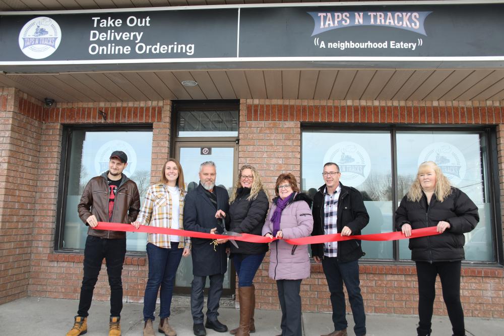 Taps n' Tracks Ribbon Cutting