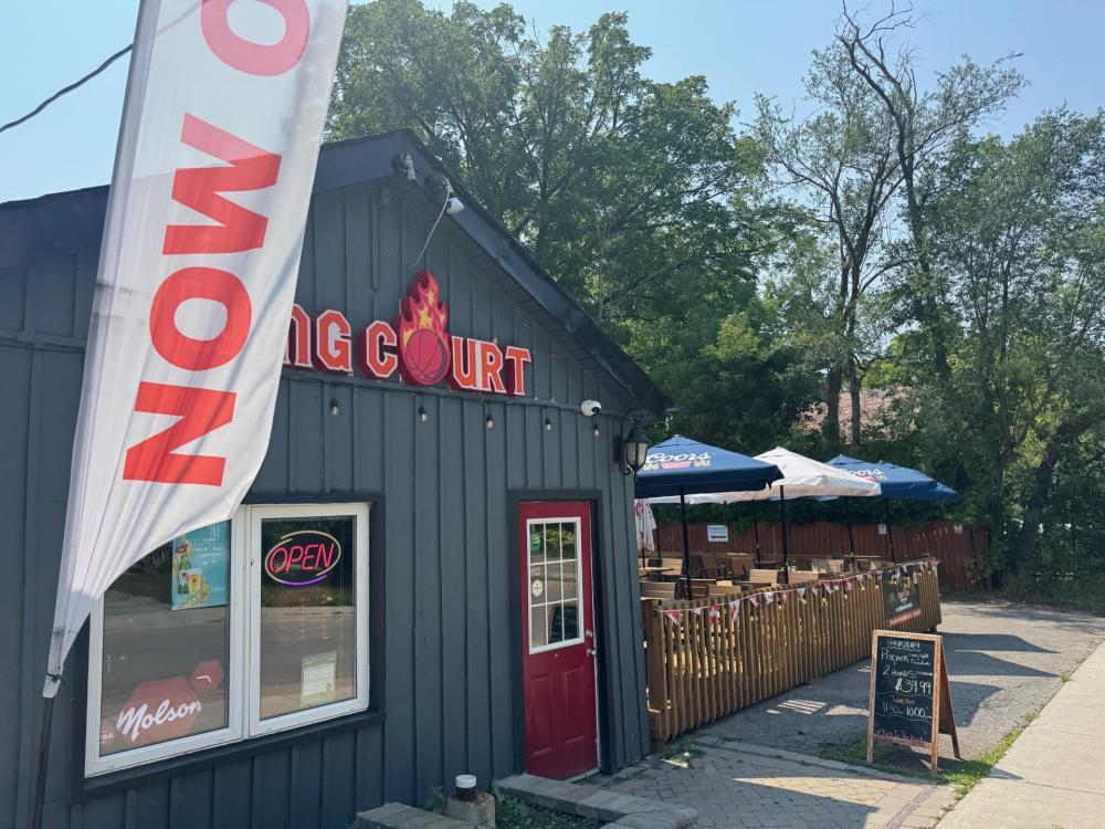 front of Wing Court restaurant in Keswick Georgina