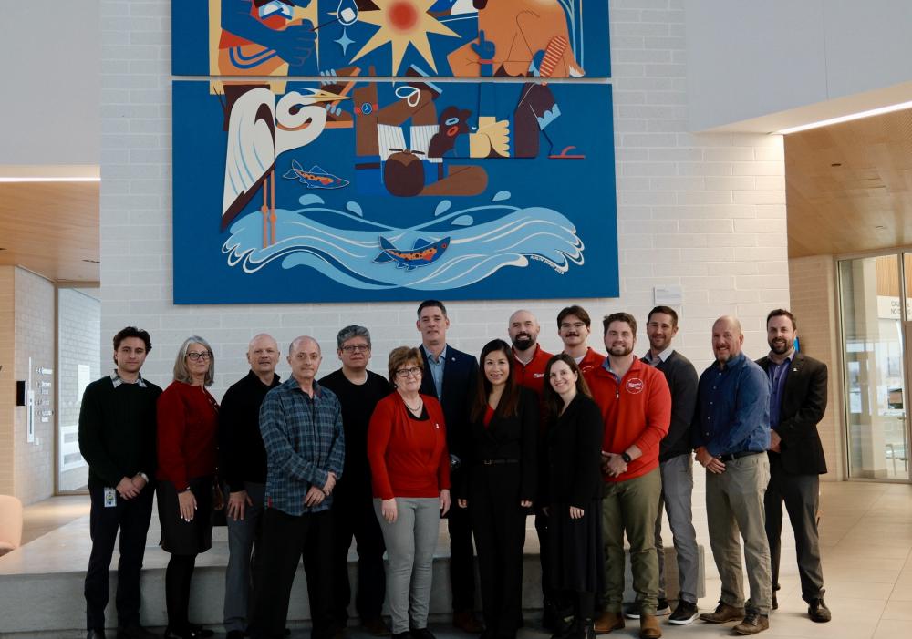 Georgina and Milwaukee Tool staff welcome to Georgina meeting