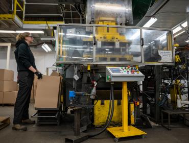 Worker at manufacturing company in Georgina